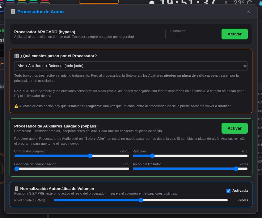 Procesador de audio